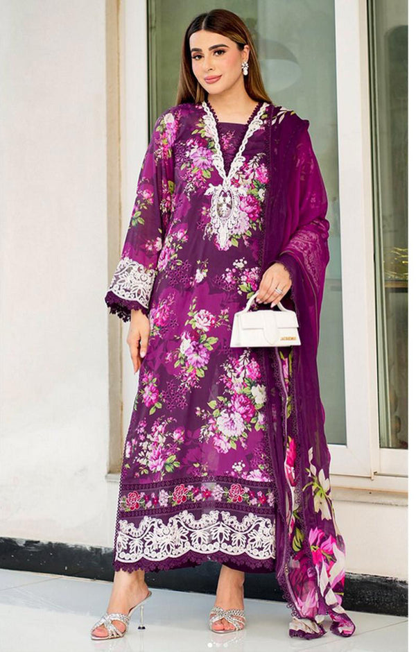 ANEELAS SILK PURPLE