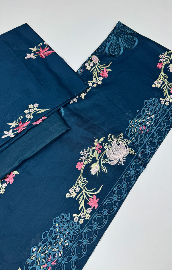 BATIK NAVY BLUE LAWN 2PC FREE DC