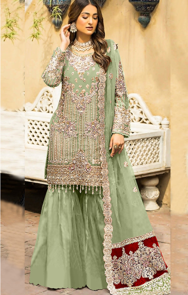 IMROZIA 03 ORGANZA PISTACHIO