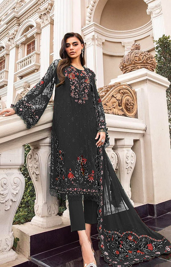 MARIA.B 33 CHIFFON BLACK