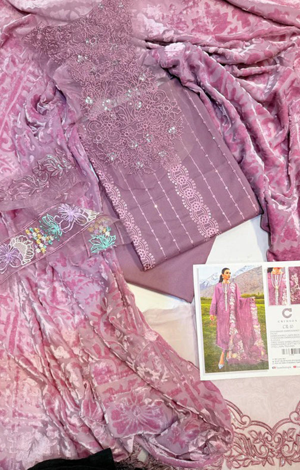 CRIMSON 10 DHANAK PALACHI SHAWL