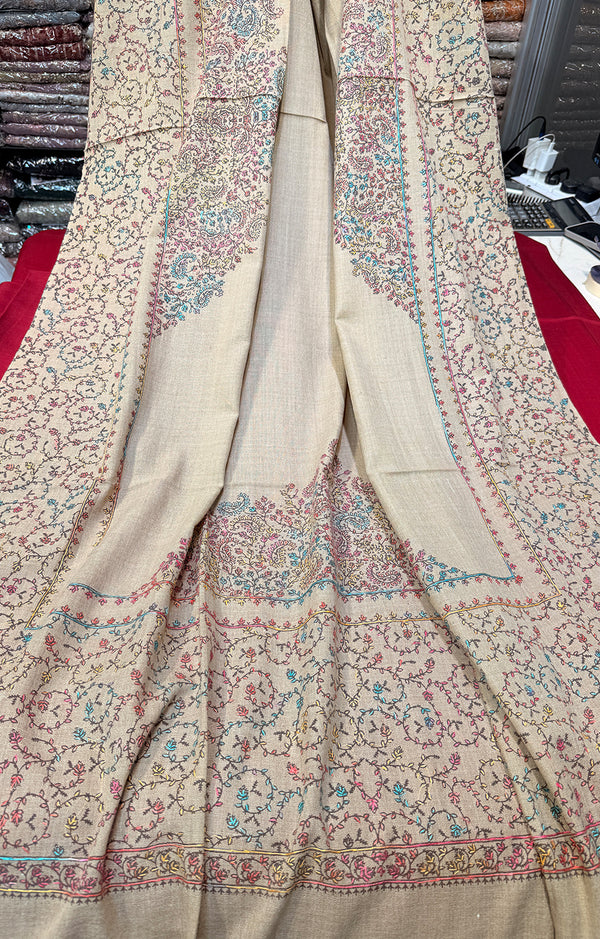 KASHMIRI WOOL SHAWL SUIT 3PC