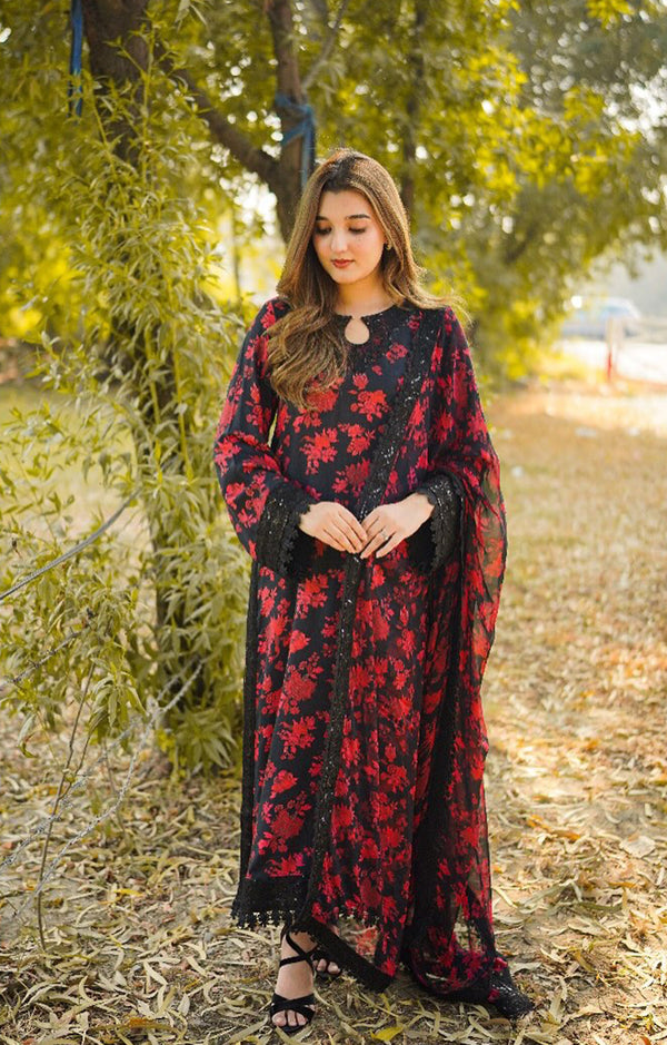 ANEELAS BLACK FLOWER